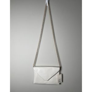 A New Day White Envelope Style Crossbody Bag